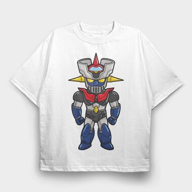 Robotic Warrior, Tricou Oversize Barbati (Unisex)
