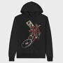 Samurai Bike Ride, Hanorac Oversize Barbati (Unisex)