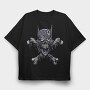 Skull Crossbones, Tricou Oversize Barbati (Unisex)