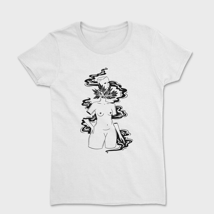 Smoke Leaf Woman, Tricou Femei