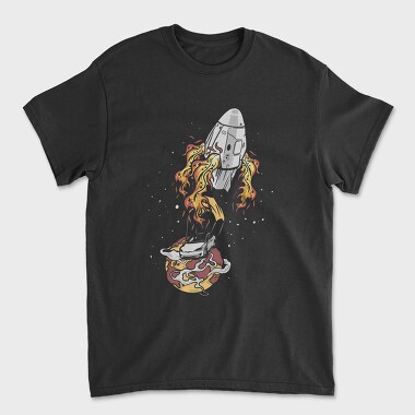 Space Rocket Car, Tricou Barbati (Unisex)