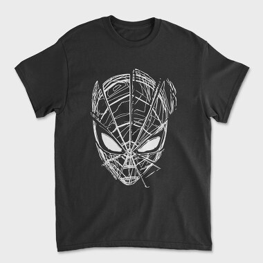 Spiderman Web Sketch, Tricou Barbati (Unisex)