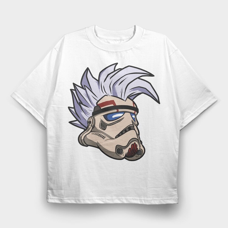 Stormtrooper Spiky, Tricou Oversize Barbati (Unisex)