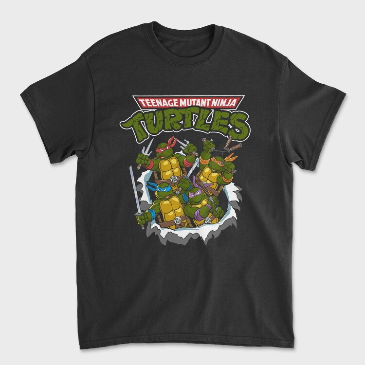 Teenage Mutant Ninja Turtles 4, Tricou Barbati (Unisex)