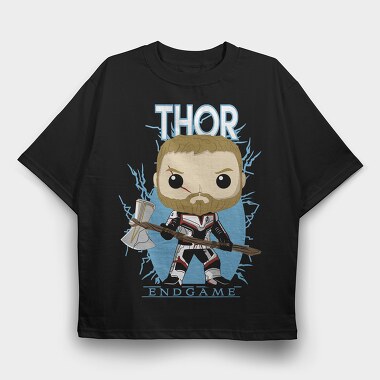 Thor Endgame Pop, Tricou Oversize Barbati (Unisex)