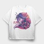 Tianhuang Girl, Tricou Oversize Barbati (Unisex)