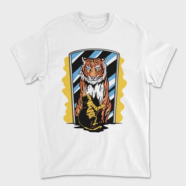 Tiger Cat Embrace, Tricou Barbati (Unisex)