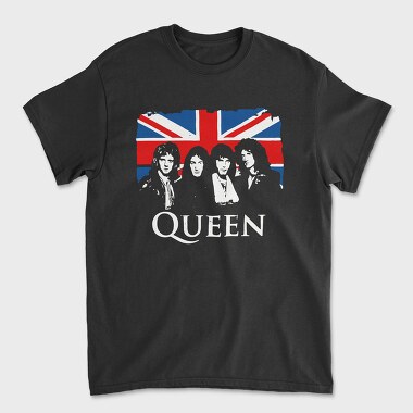 Union Jack Queen, Tricou Barbati (Unisex)