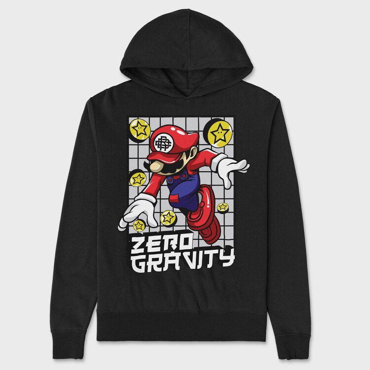 Zero Gravity Mario, Hanorac Oversize Barbati (Unisex)