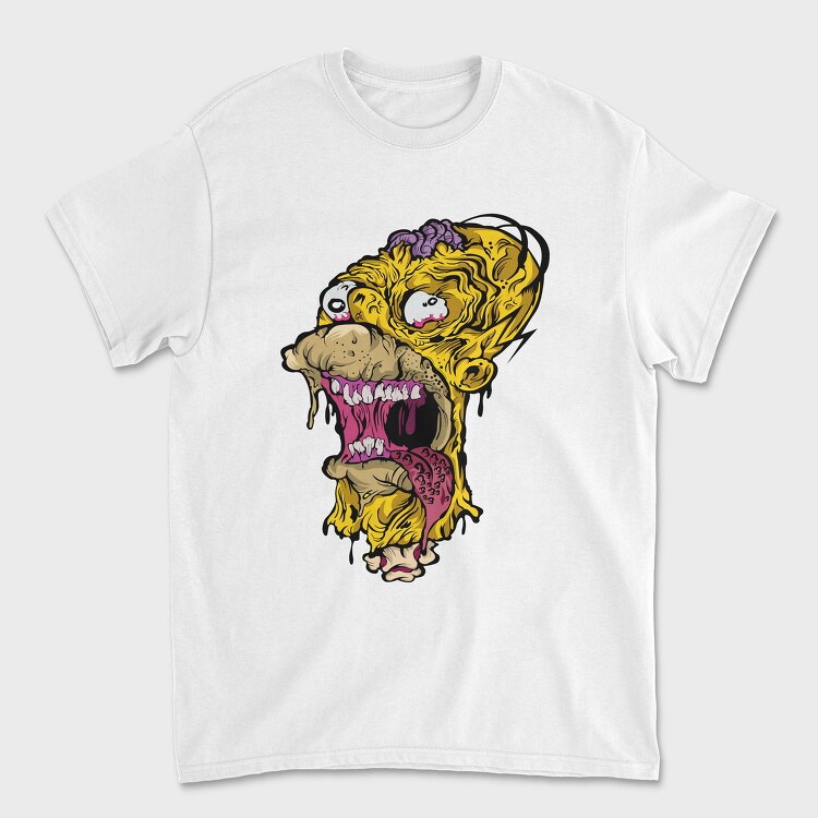 Zombie Mouth Feast, Tricou Barbati (Unisex)