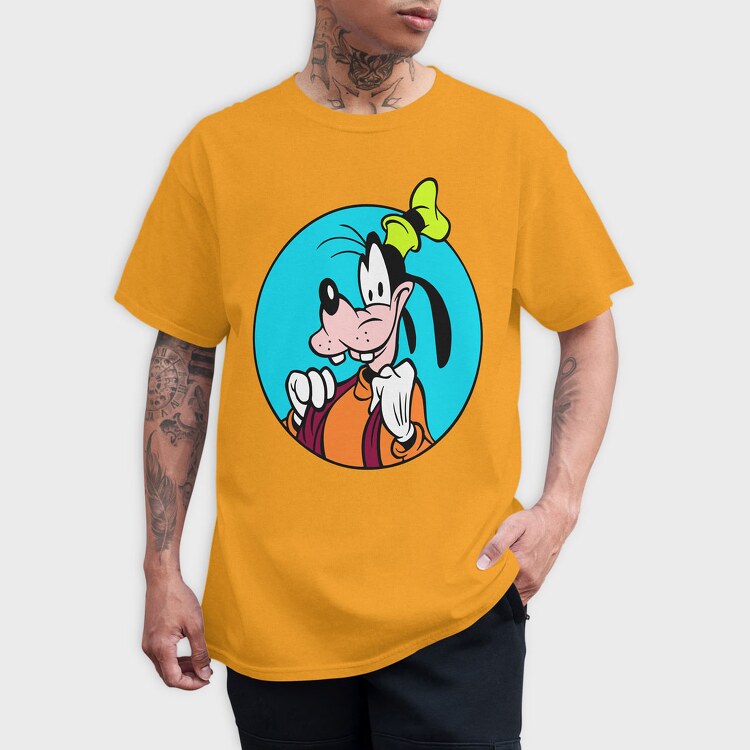 Cartoon Retro Goofy 6, Tricou Barbati (Unisex)