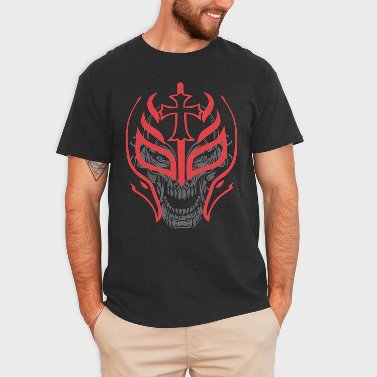 Red Skull Mask, Tricou Barbati (Unisex)