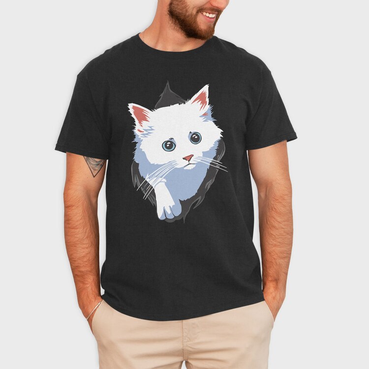 Cat Whiskers Dream, Tricou Barbati (Unisex)