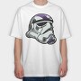 Stormtrooper Purple, Tricou Oversize Barbati (Unisex)