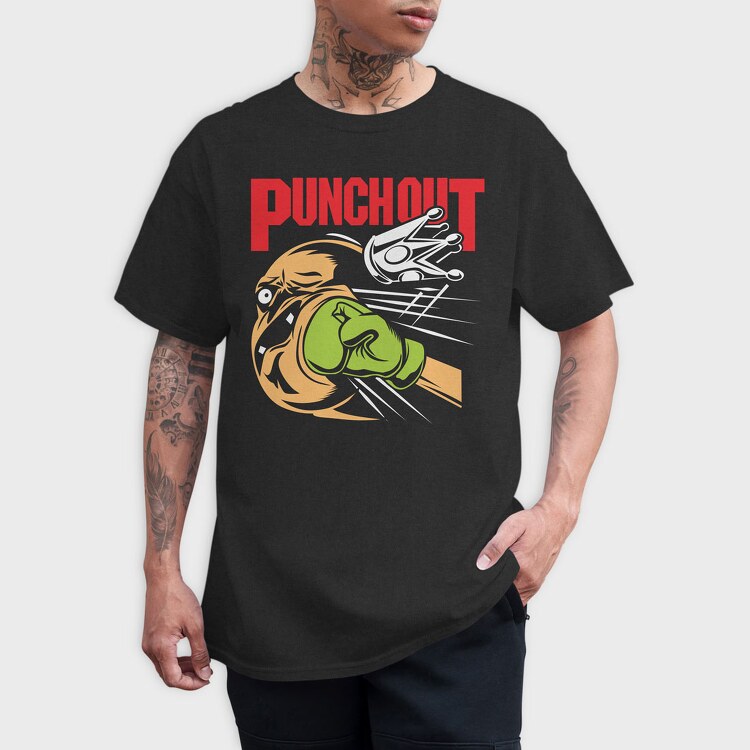 Punchout, Tricou Barbati (Unisex)