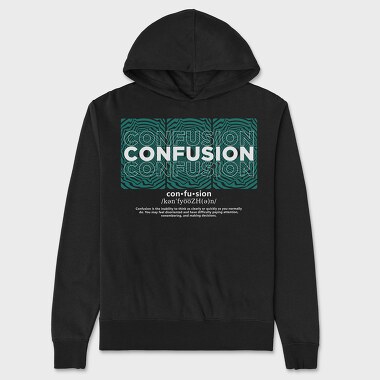 Confusion, Hanorac Oversize Barbati (Unisex)