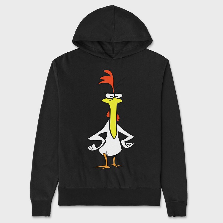 Hanorac Barbati (Unisex), Cartoon Retro Cow and Chicken 6