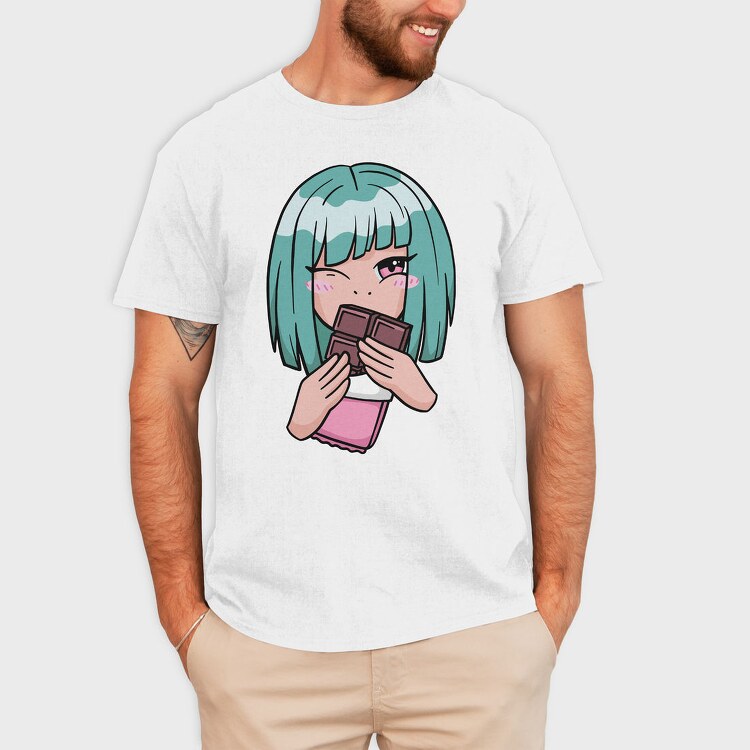 Chocolate Girl, Tricou Barbati (Unisex)