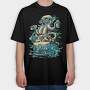 Octopus Car Wash, Tricou Oversize Barbati (Unisex)