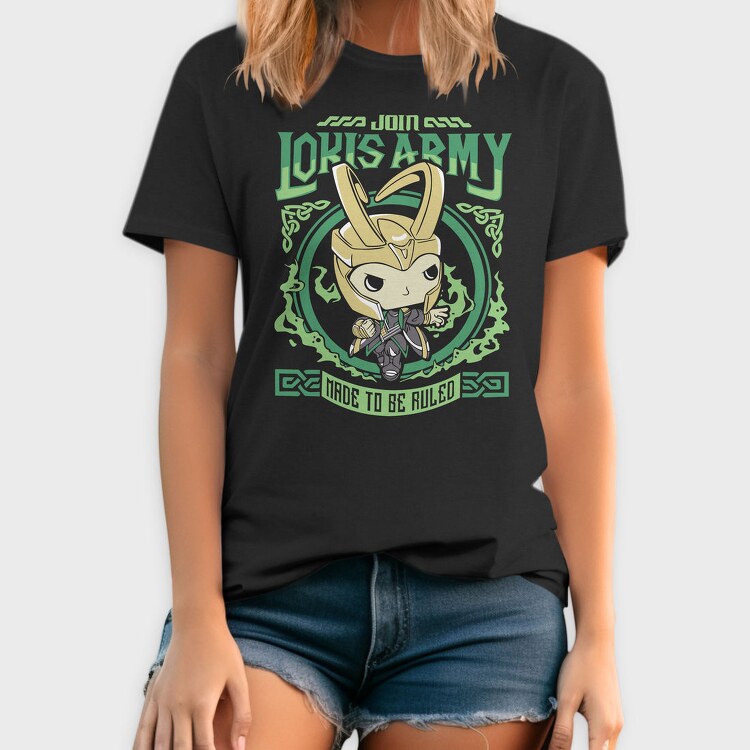 Lokis Army Emblem, Tricou Barbati (Unisex)