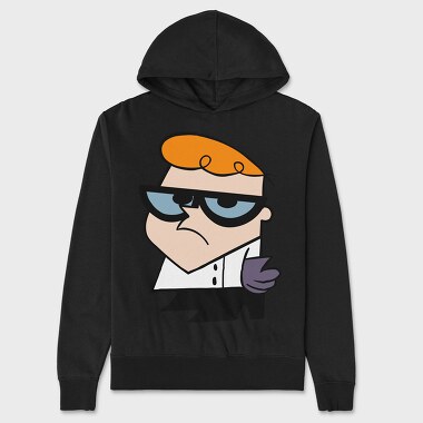 Cartoon Retro Dexter Laboratory 2, Hanorac Oversize Barbati (Unisex)