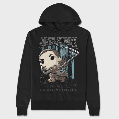 Arya Stark, Hanorac Oversize Barbati (Unisex)