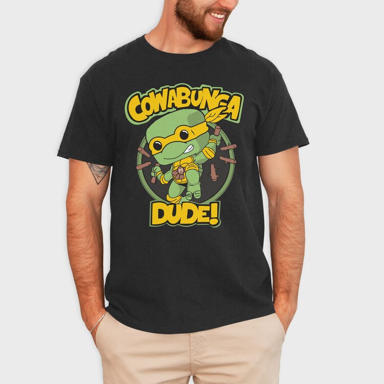 Cowabunga Dude, Tricou Barbati (Unisex)