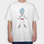 Super Saiyan Rick, Tricou Oversize Barbati (Unisex)