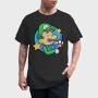 Luigi Star Mushroom, Tricou Barbati (Unisex)