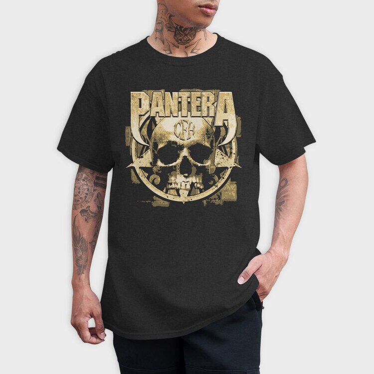 Pantera Skull, Tricou Barbati (Unisex)