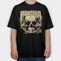 Pantera Skull, Tricou Oversize Barbati (Unisex)