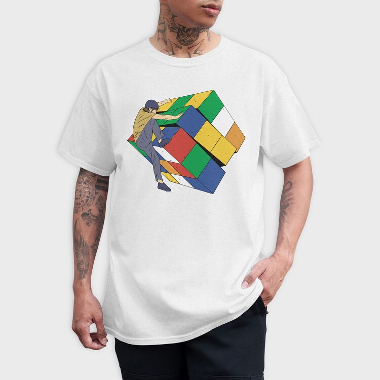 Cube Climber, Tricou Barbati (Unisex)