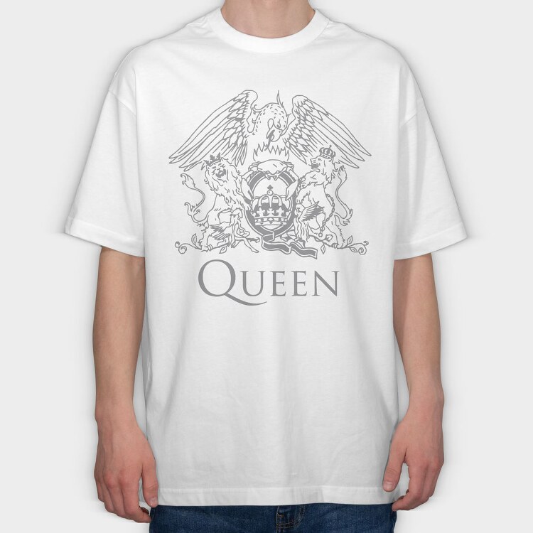 Royal Crown Emblem, Tricou Oversize Barbati (Unisex)