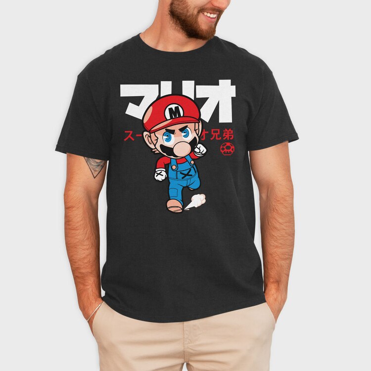 Mario Bros Power Up, Tricou Barbati (Unisex)