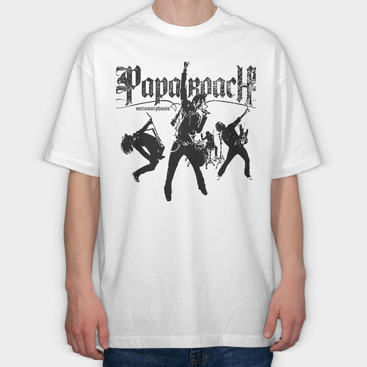 Papabroach Metamorphosis, Tricou Oversize Barbati (Unisex)