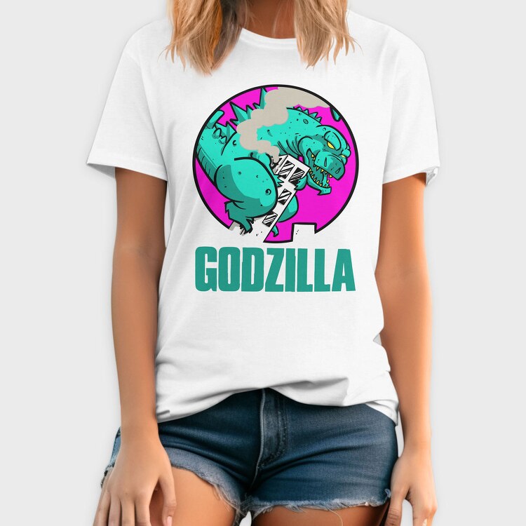 Godzilla Neon, Tricou Barbati (Unisex)