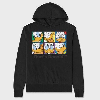 Cartoon Retro Donald Duck 1, Hanorac Oversize Barbati (Unisex)