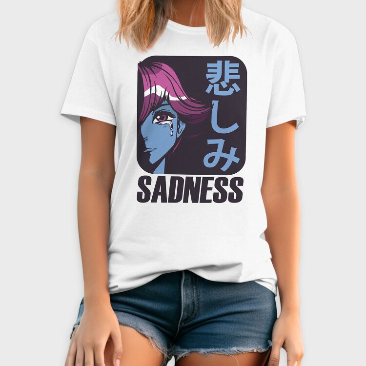 Sadness Tears Crying, Tricou Barbati (Unisex)