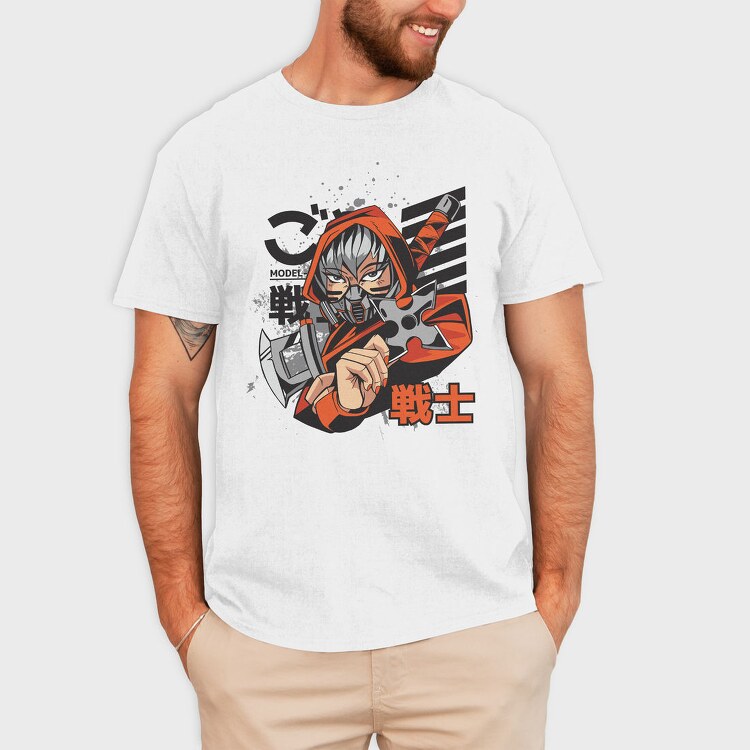 Cyber Warrior, Tricou Barbati (Unisex)