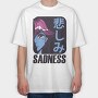 Sadness Tears Crying, Tricou Oversize Barbati (Unisex)