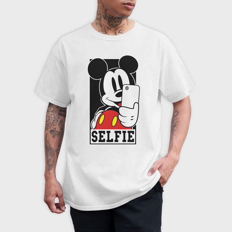 Cartoon Retro Mickey Mouse 1, Tricou Barbati (Unisex)