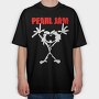 Pearl Jam Jam Jam, Tricou Oversize Barbati (Unisex)