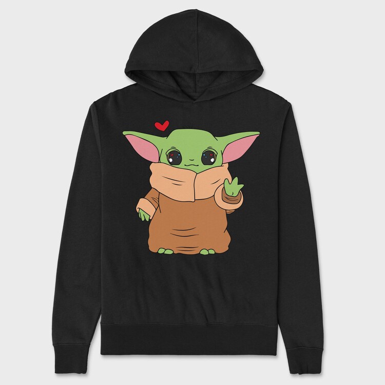 Hanorac Barbati (Unisex), Baby Yoda 18