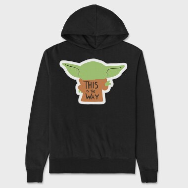 Baby Yoda 24, Hanorac Oversize Barbati (Unisex)