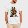 Cyborg Cat, Tricou Barbati (Unisex)