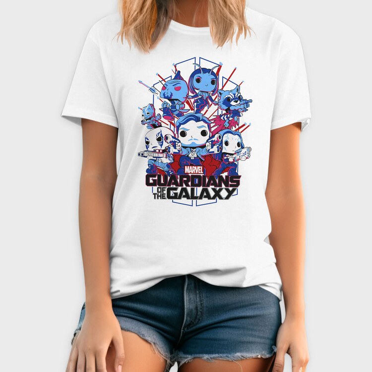 Guardians Of The Galaxy Pop Art, Tricou Barbati (Unisex)