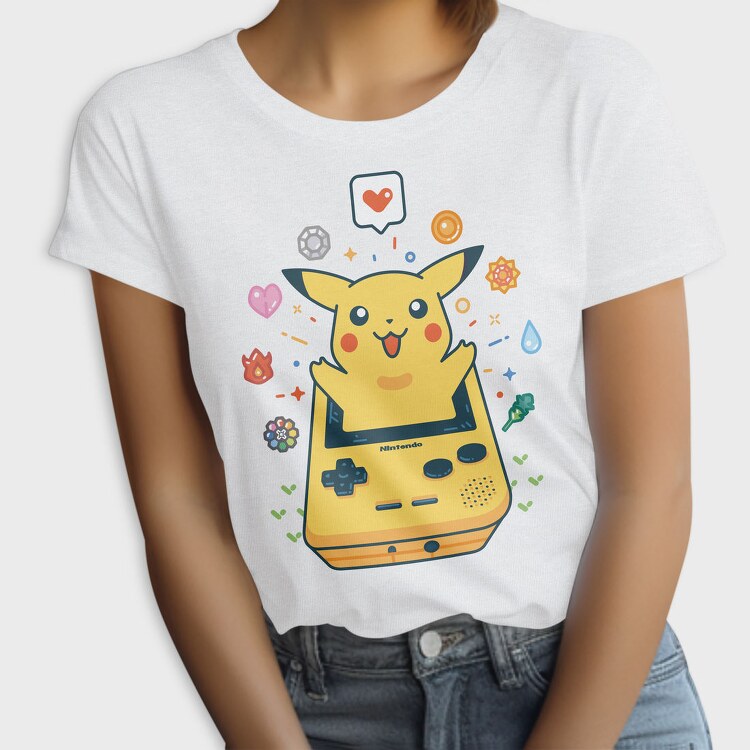 Pikachu Gameboy Nostalgia, Tricou Femei