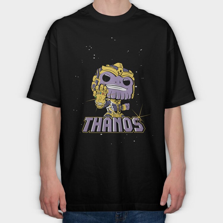 Thanos Headshot, Tricou Oversize Barbati (Unisex)