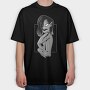 Dark Elf Grin, Tricou Oversize Barbati (Unisex)