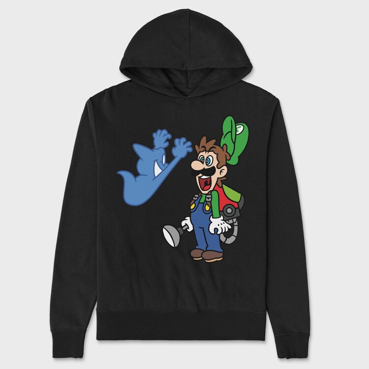 Luigi Scream 3, Hanorac Oversize Barbati (Unisex)